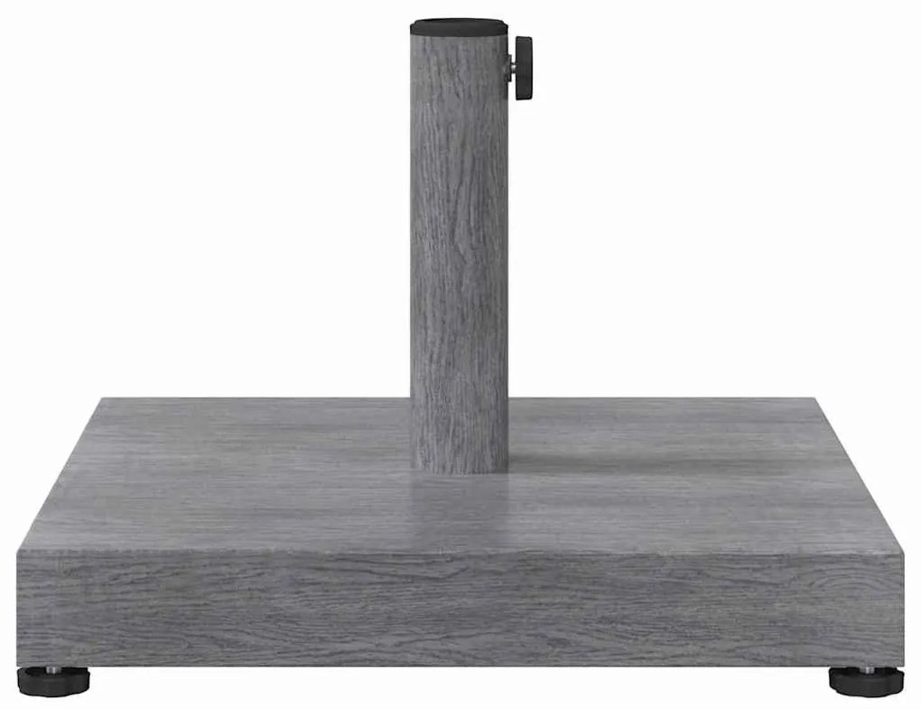Kültéri Napernyő Tartók Sötét fa 45 x 45 x 31.5 cm Acél, Beton