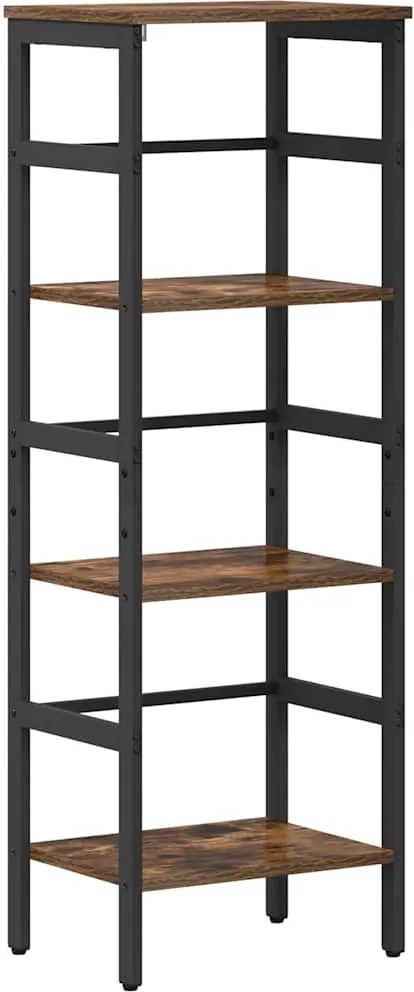 vidaXL Könyvespolc Füstölt tölgy 40 x 29,5 x 115 cm Faanyag