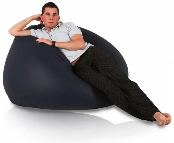 Babzsák labda Maxi ökobőr TiaHome - Narancssárga