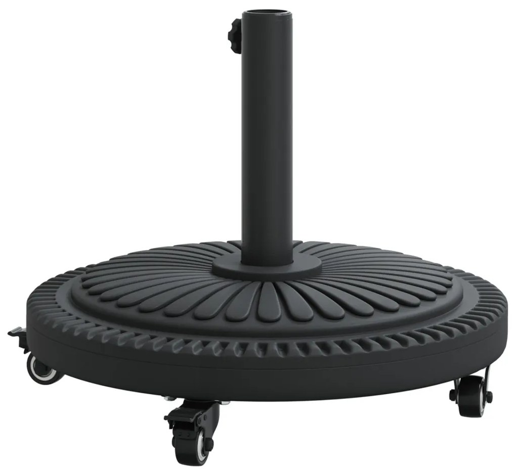Napernyő Alap Kerek Kerekekkel Ø38-48 mm Rúdhoz 13 kg