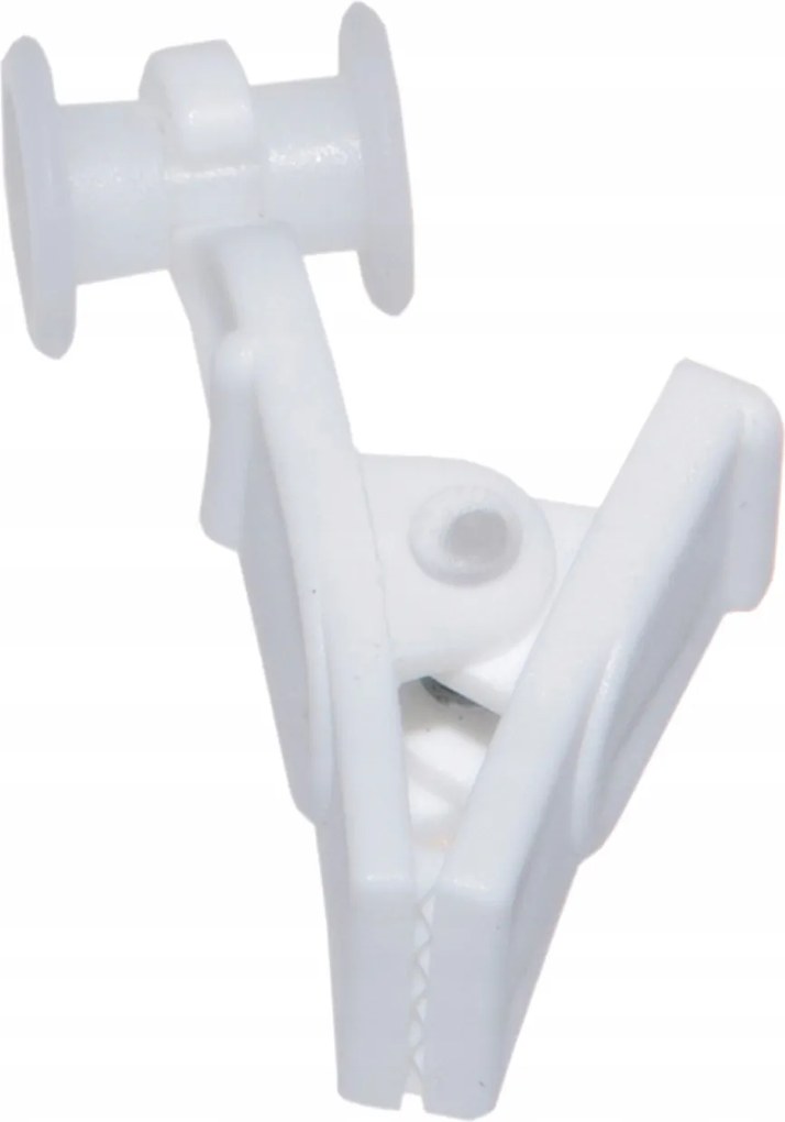 Fehér mozgatható békák oldalsó görgővel mennyezeti U sínhez 1000 db függönyhöz