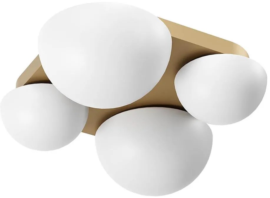 Redo 01-4332 - LED mennyezeti lámpa LUMIEN 4xLED/26W/230V 2700/3000K CRI90 arany