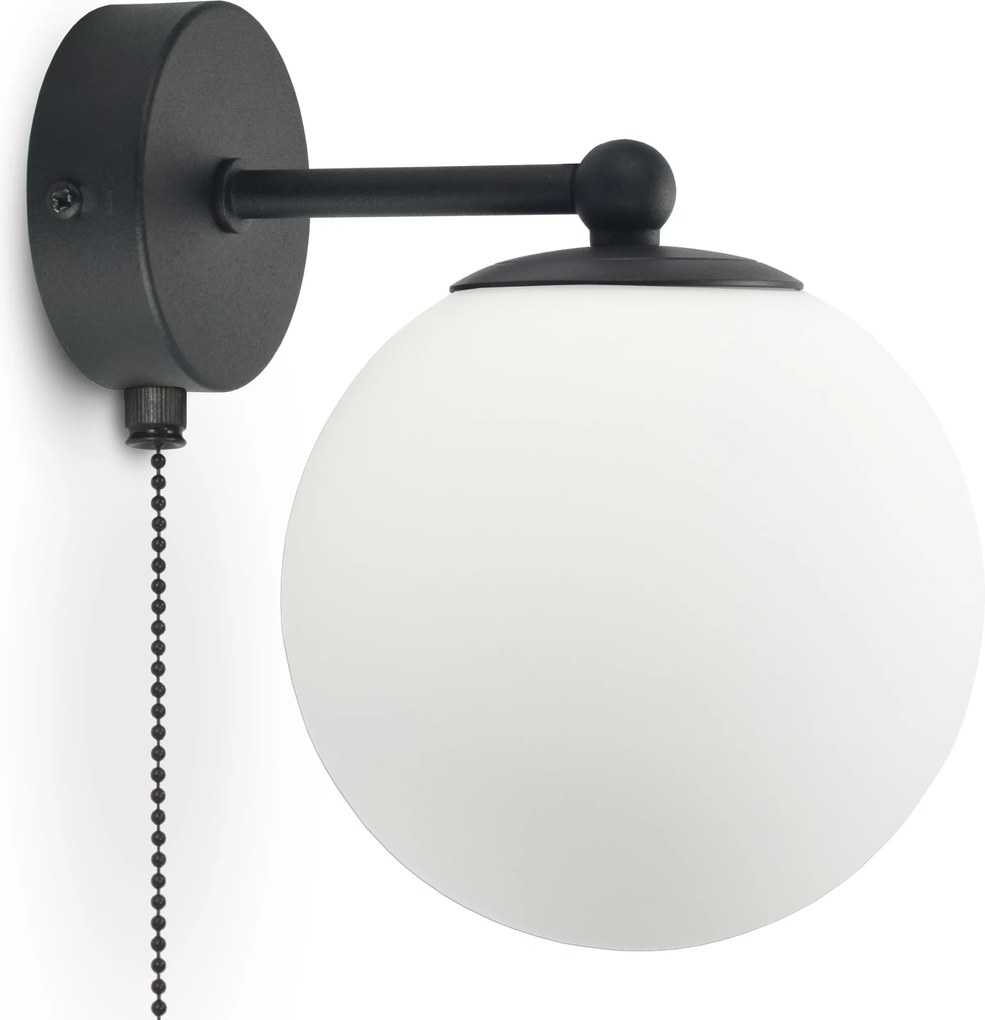 Fali lámpa Full Globe Glass 561-KW1 Led G9 fehér gömb kapcsoló