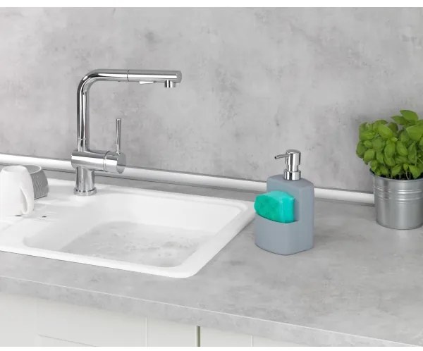 WENKO 3620116100 - Szappanadagoló FESTIVAL 10x18 cm szürke