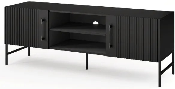 RTV asztal RAFTT 152x55 cm, fekete
