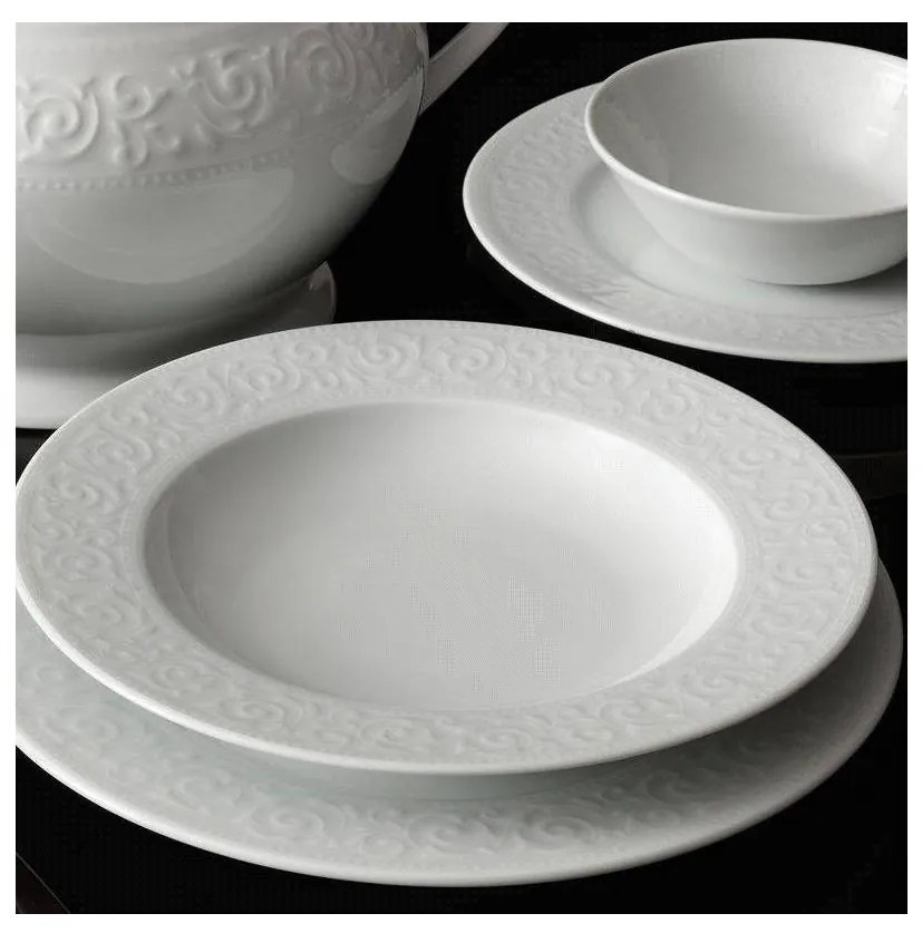 24 darabos étkészlet fehér/porcelán