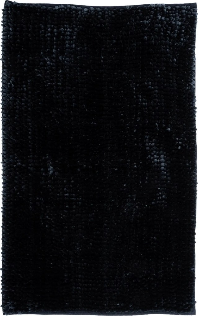 Fürdőszobaszőnyeg Csúszásgátló Mosható 90x60 Fekete