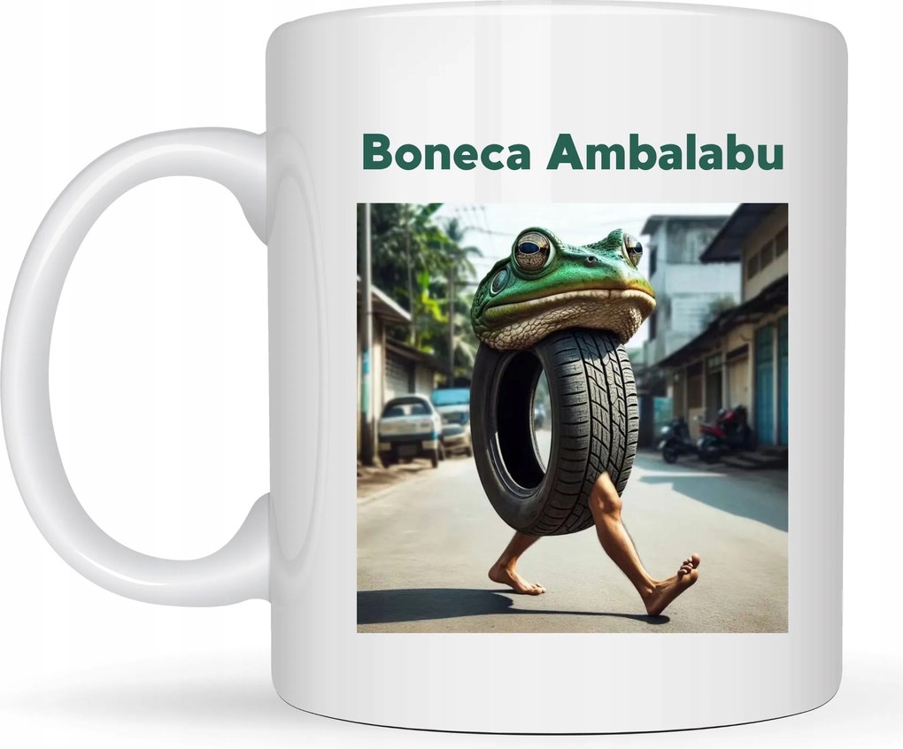 Bögre Viral Italian Brainrot Mem Tiktok Boneca Ambalabu