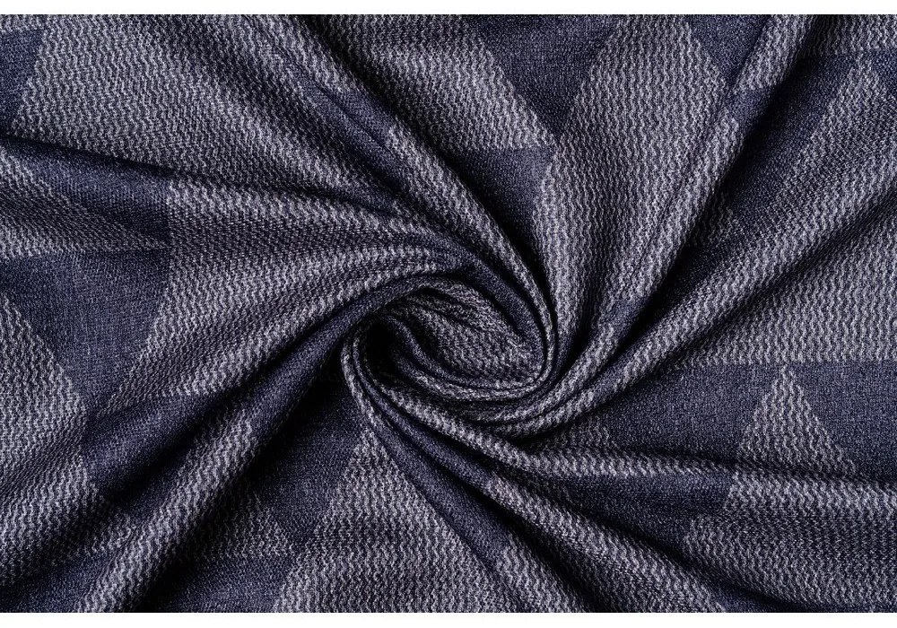 Kék-szürke függöny 130x260 cm Zatapa – Mendola Fabrics