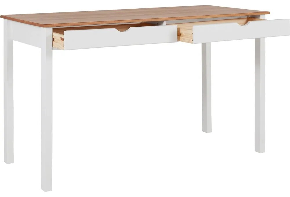 Gava fehér-barna íróasztal, hosszúság 140 cm - Støraa