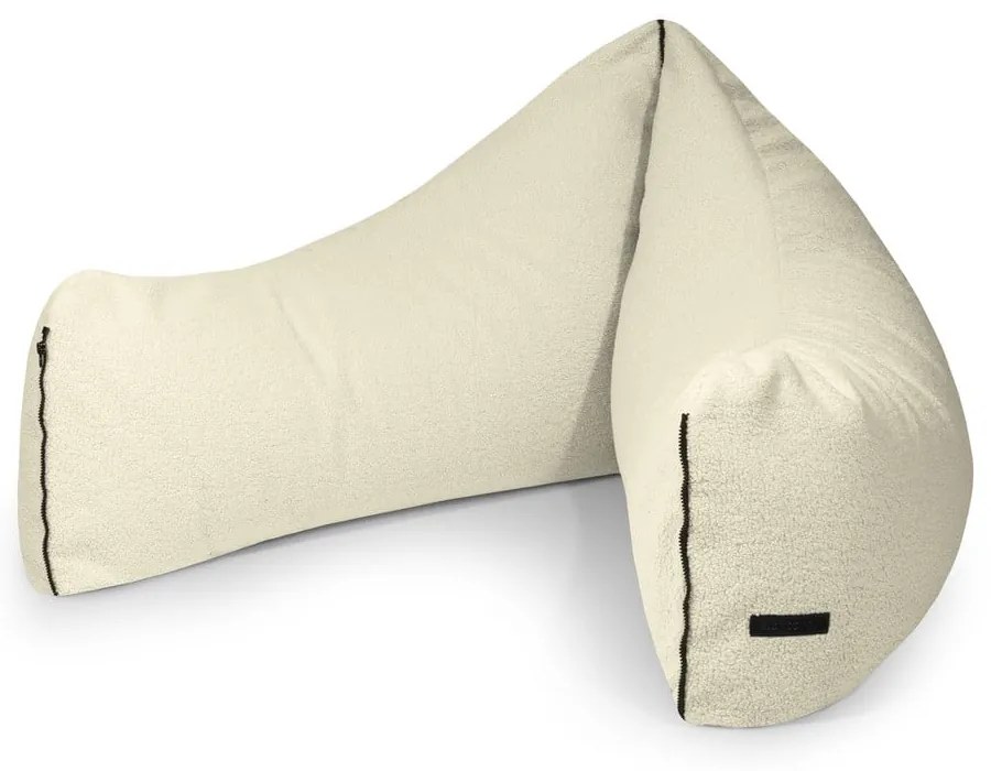 Krémszínű buklé gyerek babzsákfotel Clip Clap 115 – SLOWDOWN