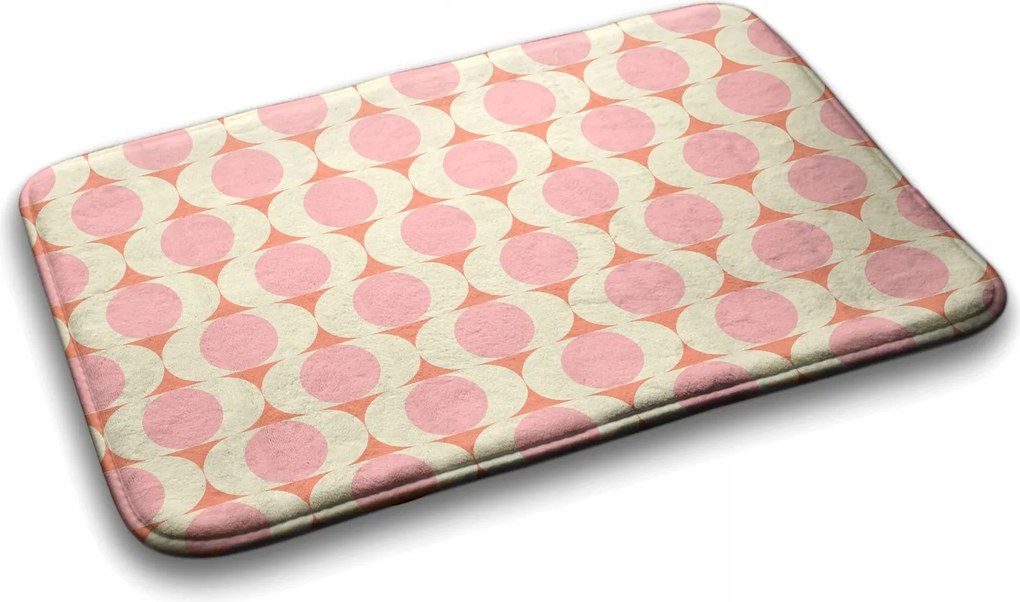 Fürdőszobaszőnyeg Geometrikus mintás 75x45 cm