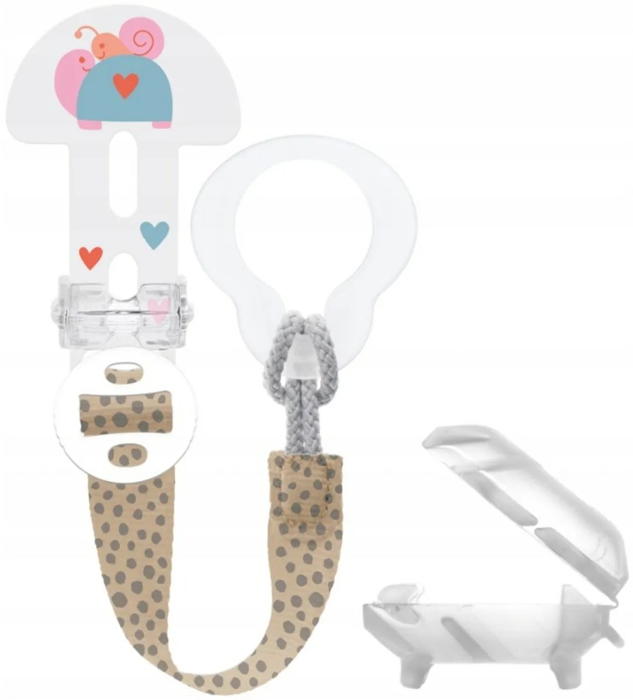 Cumilánc MAM, Clip It Girl, fehér/bézs