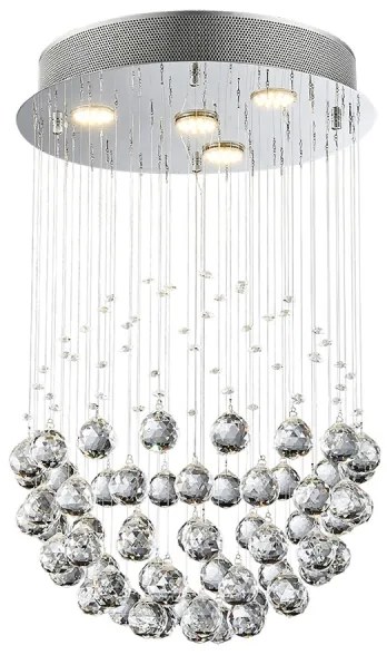 LUXERA 62413 - Kristály csillár XAVER 4xGU10/50W/230V