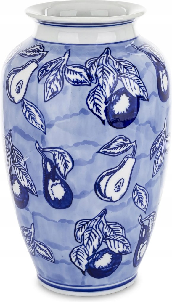 Stílusos kerámia kék dekoratív váza