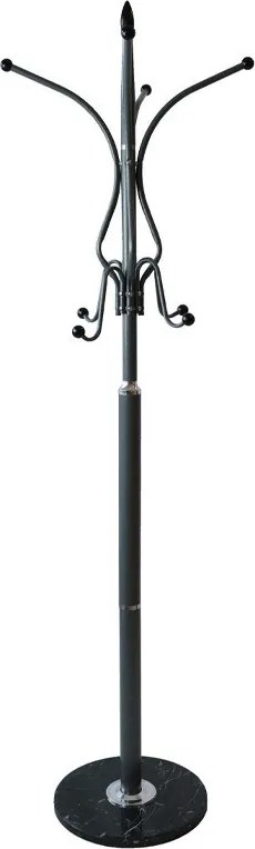Álló ruhaakasztó Marble, márvány talppal, szürke