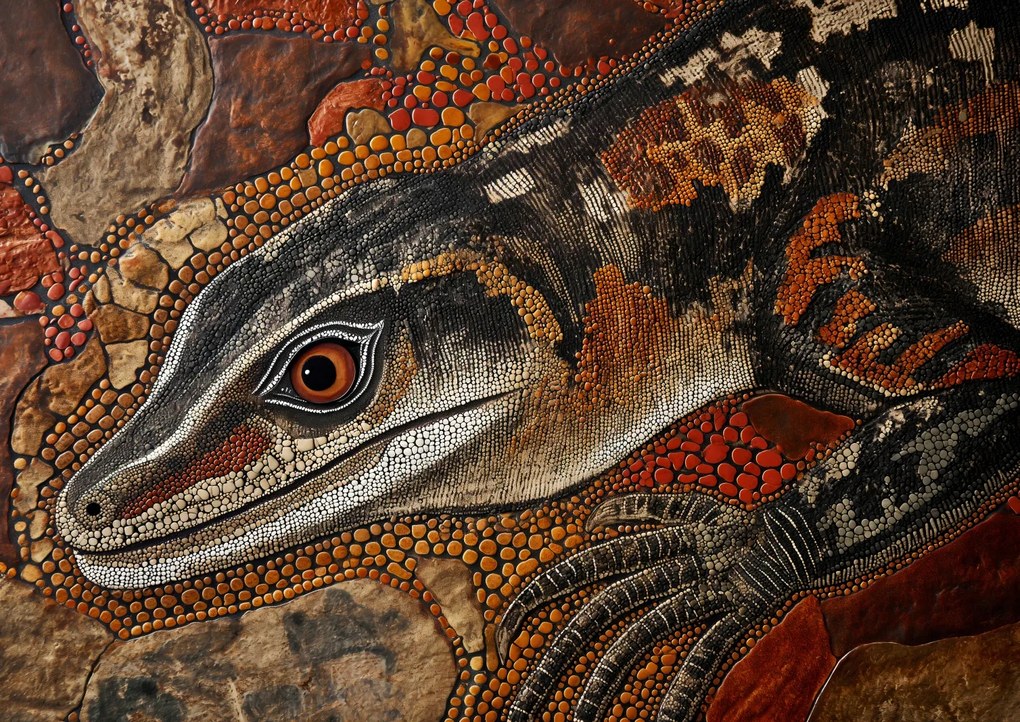 Poszter 42x29,7cm Gyíkszem