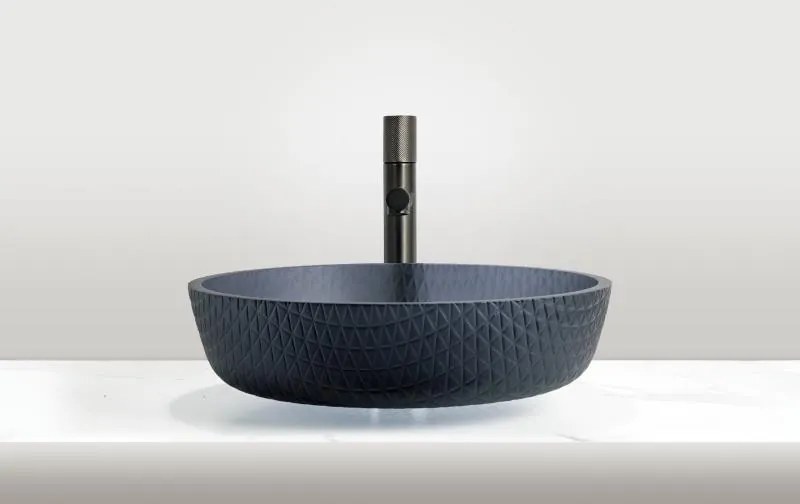 AREZZO design RUBEN üvegmosdó, matt szürke