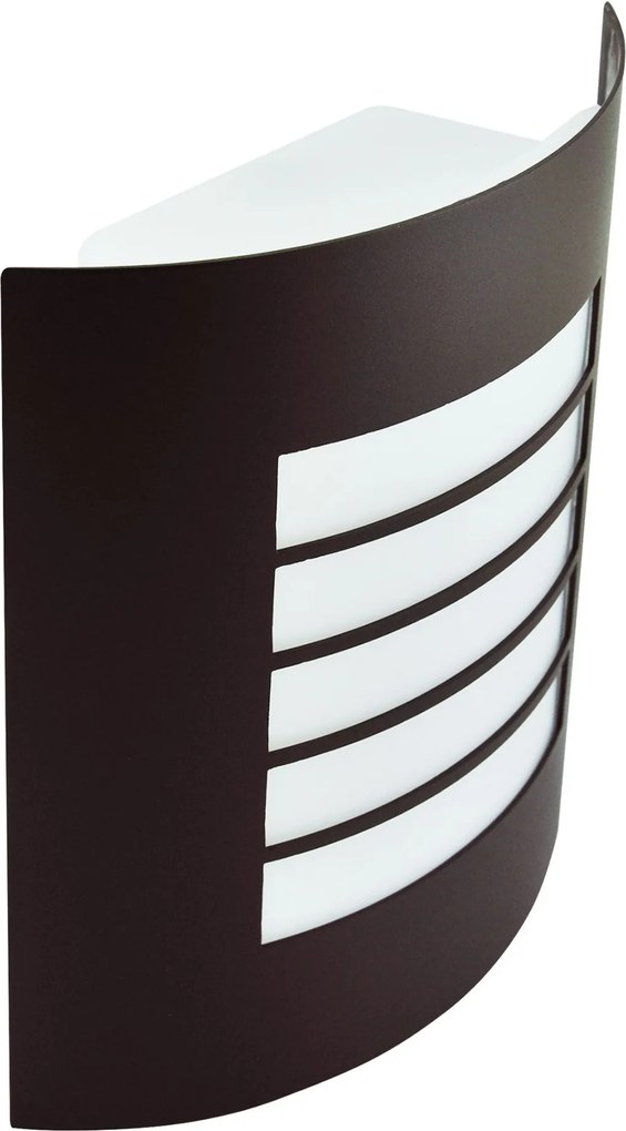 POLUX 209276 OLIMP Modern Kültéri Fali Lámpa Barna E27 IP44