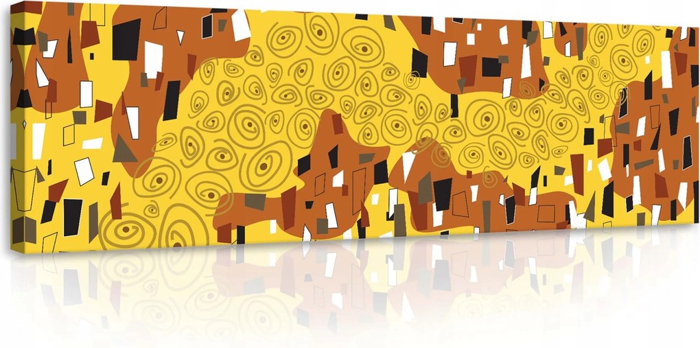 Vászonkép 145x45 Absztrakt dekoráció geometria minták mozaik színek művészet