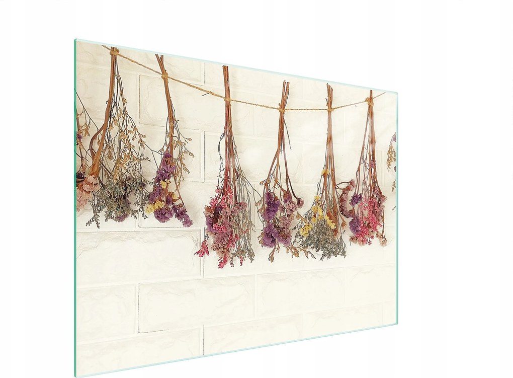 Üveg Vágódeszka 30x22 Virágok Edzett Üveg