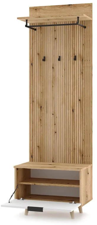 NORDIC D Előszobafal Evoke Tölgy Színben