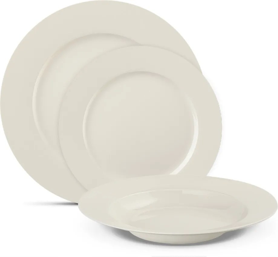 Gerlach Modern New Ivory Étkező tányér készlet 18 részes 6 személyes