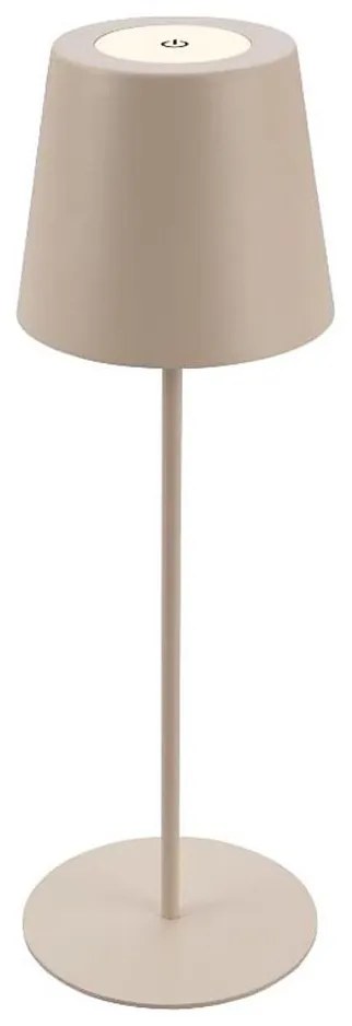 Briloner Briloner 7508011 - LED töltős asztali lámpa LED/2,5W/5V IP44 bézs BL1896