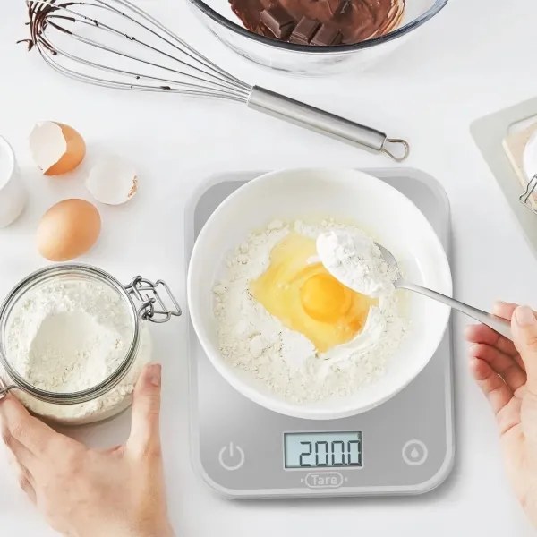 Tefal OPTISS konyhai mérleg 2xAAA, szürke