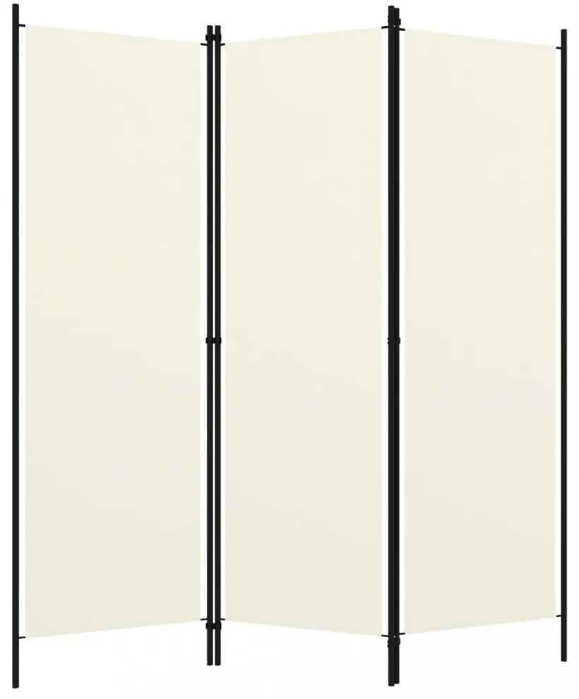 fehér 3 paneles paraván 150 x 180 cm
