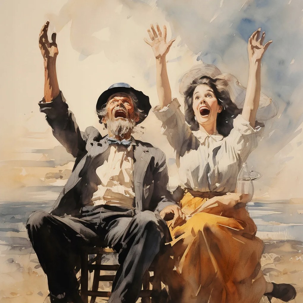 Poszter 50x50cm Az öröm pillanatai