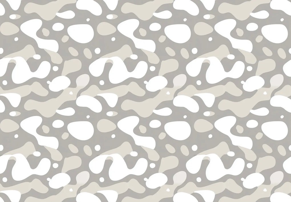 Fotótapéta - Szürke grafikus foltok (147x102 cm)