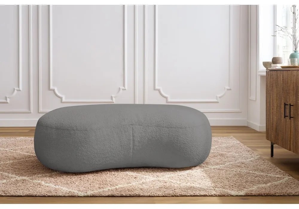 Világosszürke buklé szövet lábtartó Saint-Germain – Bobochic Paris