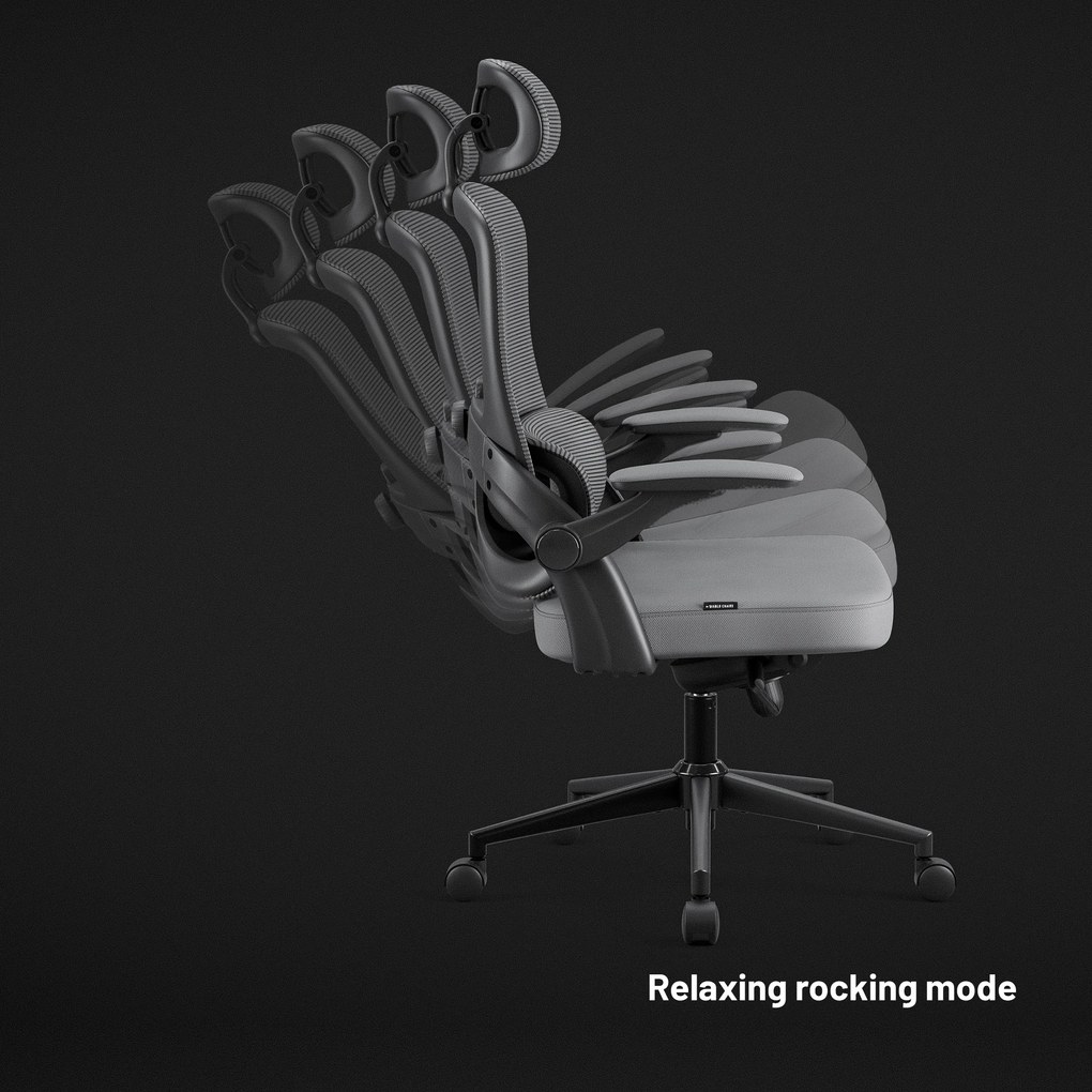 Ergonomikus irodai szék szürke Normal Size: Diablo V-Light