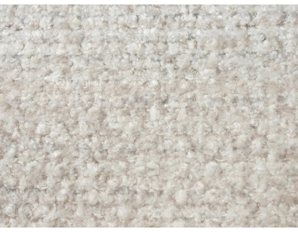 Bézs kárpitozott franciaágy ágyráccsal 180x200 cm Makana – Makamii