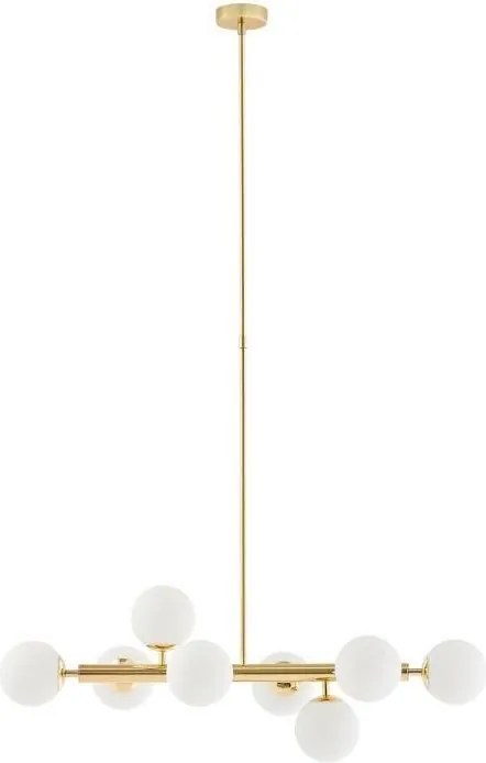 KASPA 10754805 CUMULUS 2 Modern Függesztett Lámpa Fehér, Arany E14 IP20