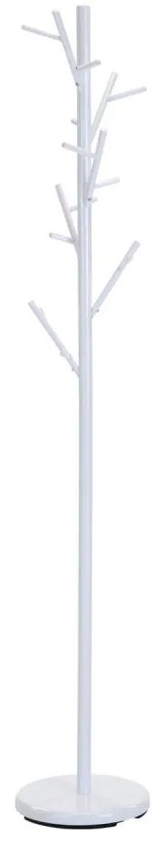 Kabáttartó 176x30 cm fehér