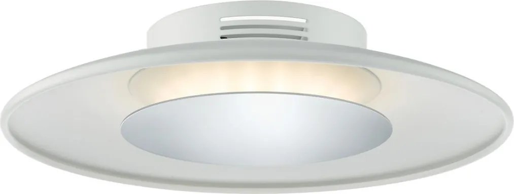 DAR LIGHTING WOR522 WORCESTER Kerek Mennyezeti Lámpa Fehér, Csiszolt Króm LED IP20