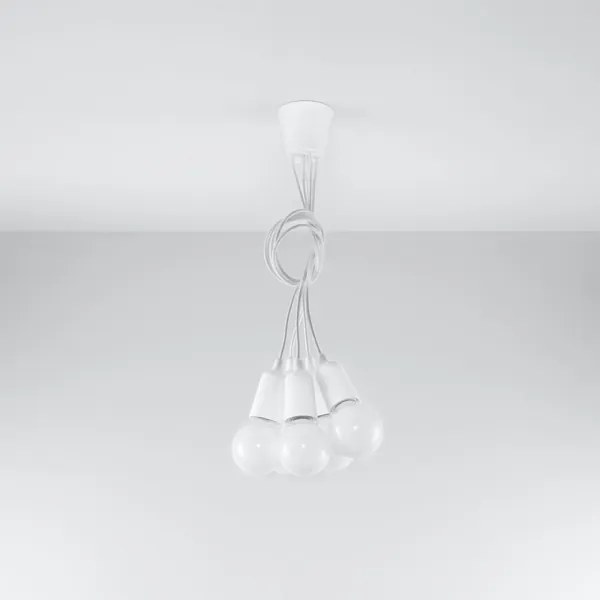 Csillár zsinóron DIEGO 5xE27/60W/230V