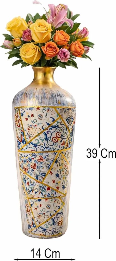 Noma kerámia váza, Ø14 cm