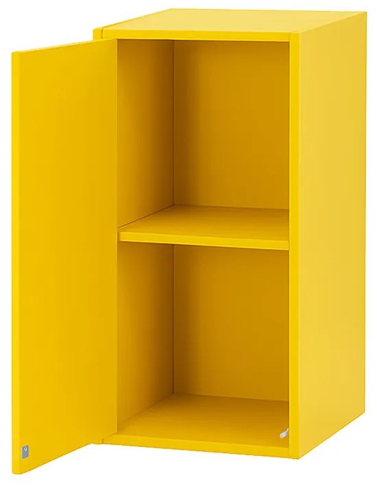 Boxie 1 ajtós fali szekrény 80x40x37 cm sárga