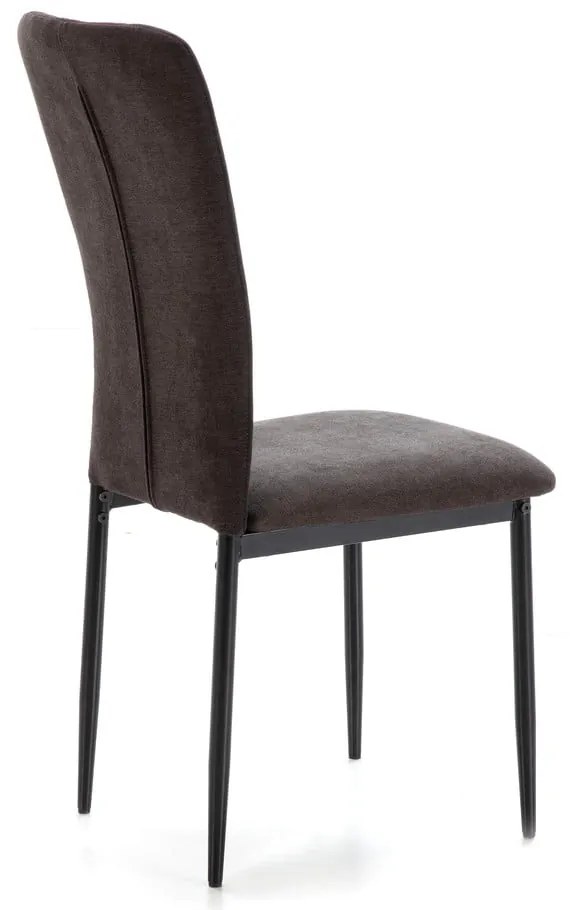 Fekete étkezőszék szett 4 db-os Holly – Marckeric