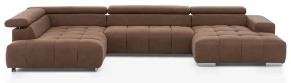 Sarokkanapé U alakban TROPEA balos barna