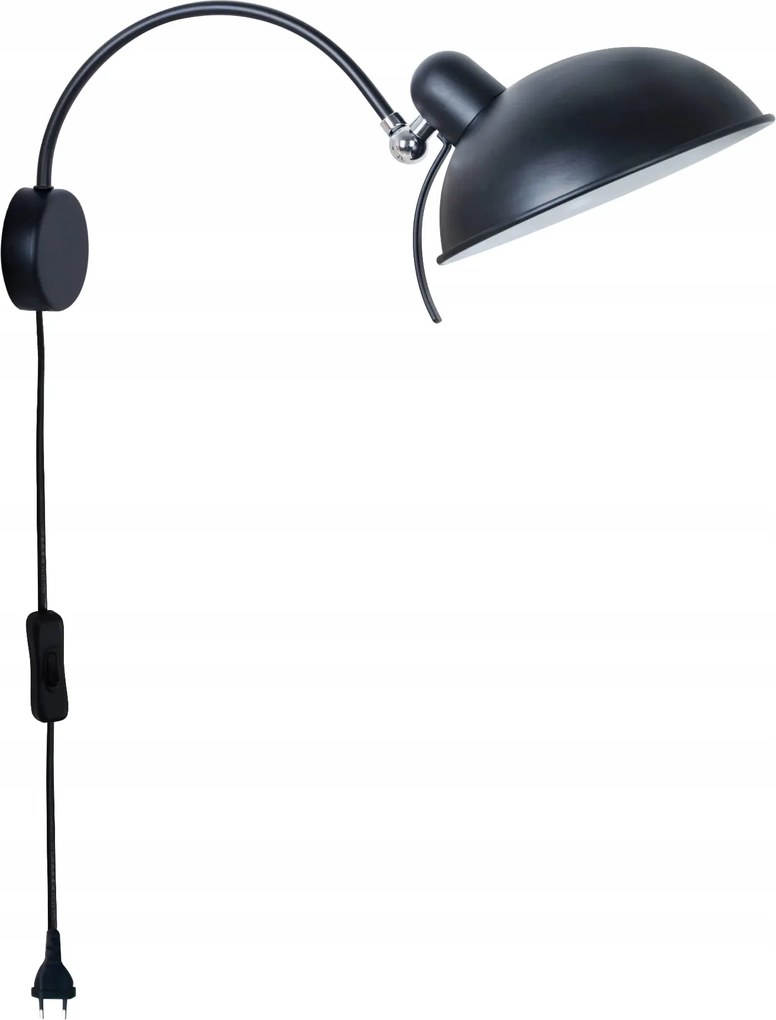 Fali lámpa Candellux Nora fekete