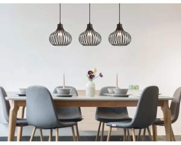 Globo 333703116X - Csillár zsinóron MATEO 3xE27/40W/230V