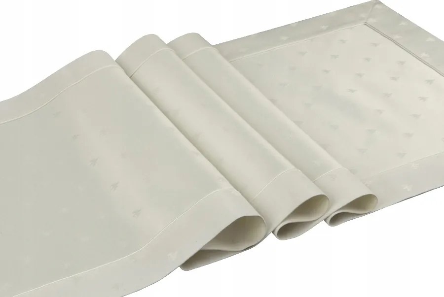 Asztalterítő 50x150cm Tristan 099 fehér