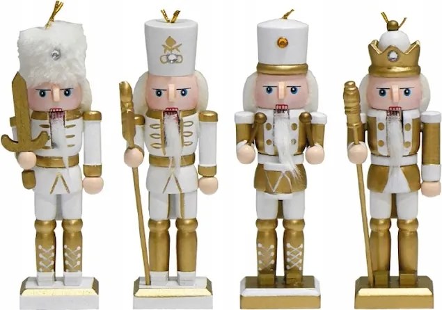 Nutcracker medál, Diótörő, 4 db, 13 cm M13413