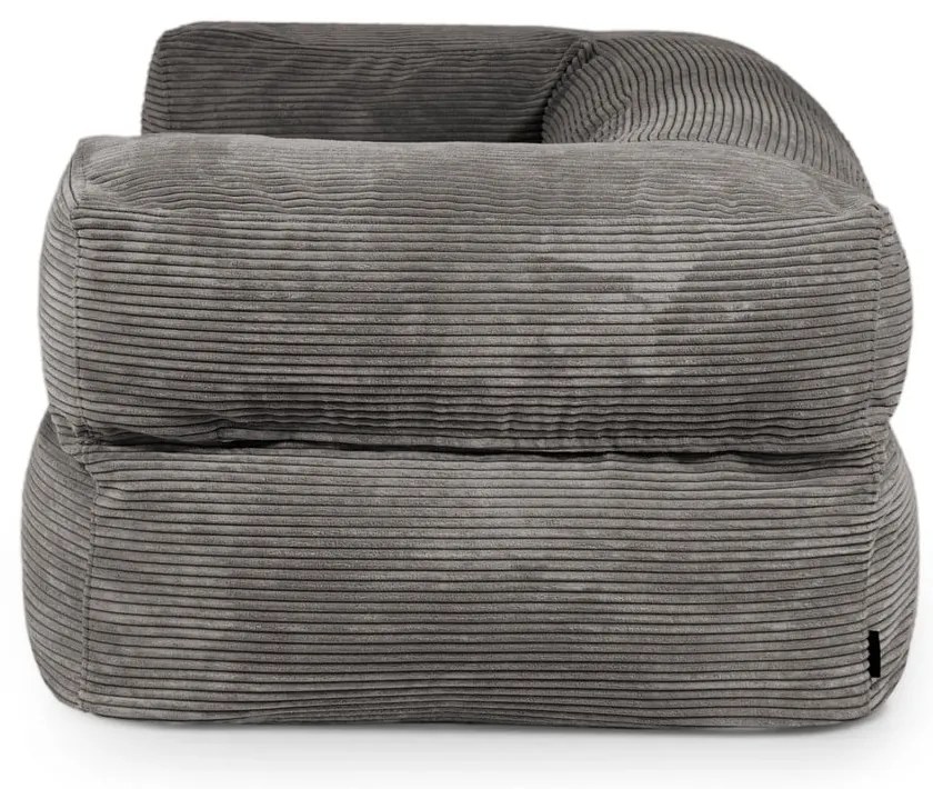 Téglavörös kordbársony babzsákfotel Sofa MooG – SLOWDOWN