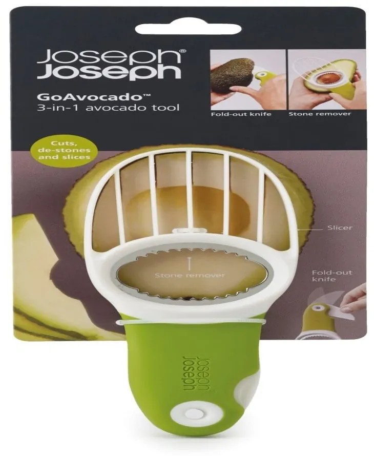 GoAvocado 3in1 zöld avokádó hámozó eszköz - Joseph Joseph