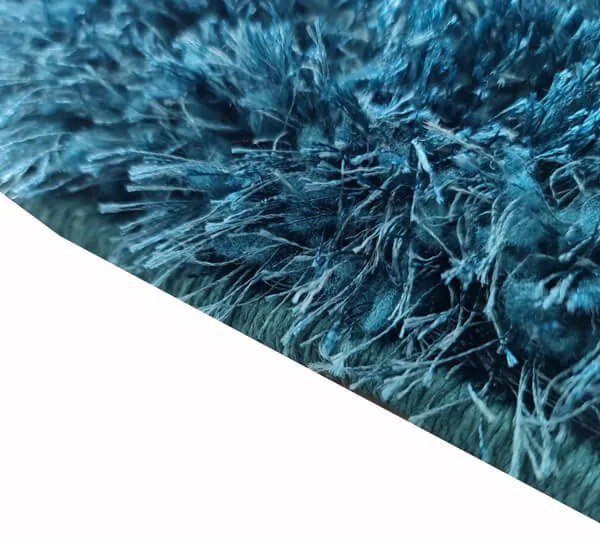 Bíborka Kék Shaggy futószőnyeg 80 x 300 cm
